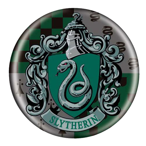 Harry Potter Slytherin Button Pin Novelty Accessory,Multi
