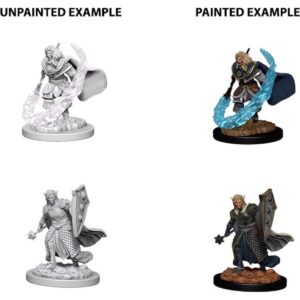 D&D Unpainted Mini Elf Male Cleric