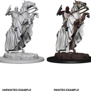 Pathfinder Unpainted Mini Knight On Horse