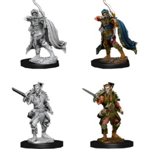 D&D Unpainted Mini Elf Male Rogue