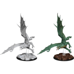 D&D Unpainted Mini Young Green Dragon