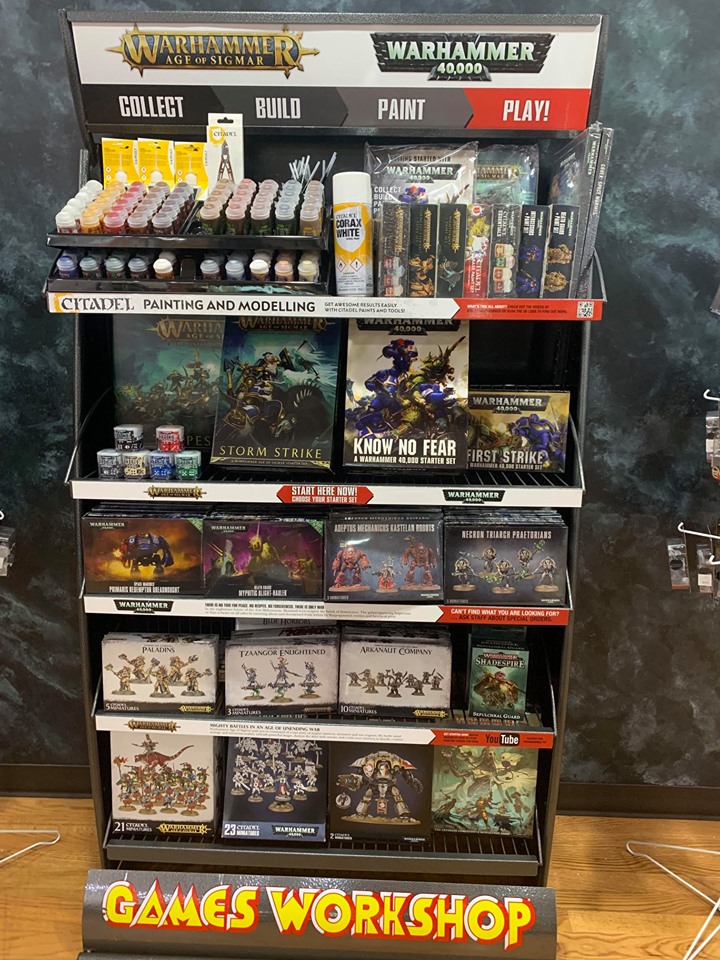 Warhammer and Citadel Display at Anime and Things