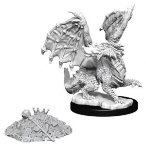 D&D Unpainted Mini Wyrmling Red Dragon