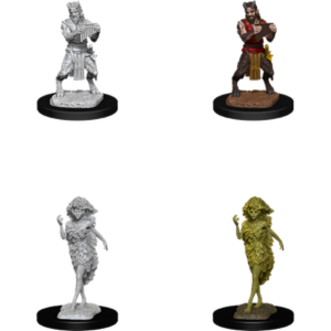 D&D Unpainted Mini Satyr & Dryad