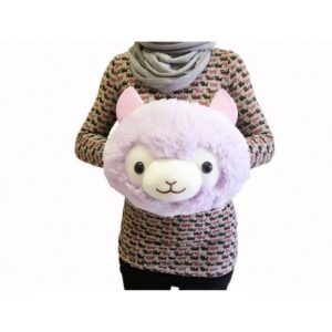 Alpaca Hand Warmer Purple Plush