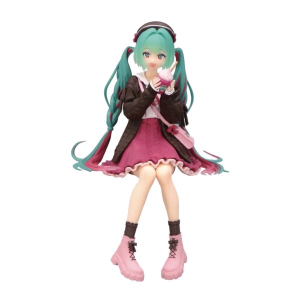 Hatsune Miku Autumn Date Pink Color Version Noodle Stopper Figure