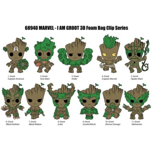 I Am Groot S2 Figural Bag Clip