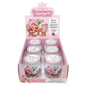 Strawberry Shortcake Berry Sweet Sugared Gummies Candy Tin