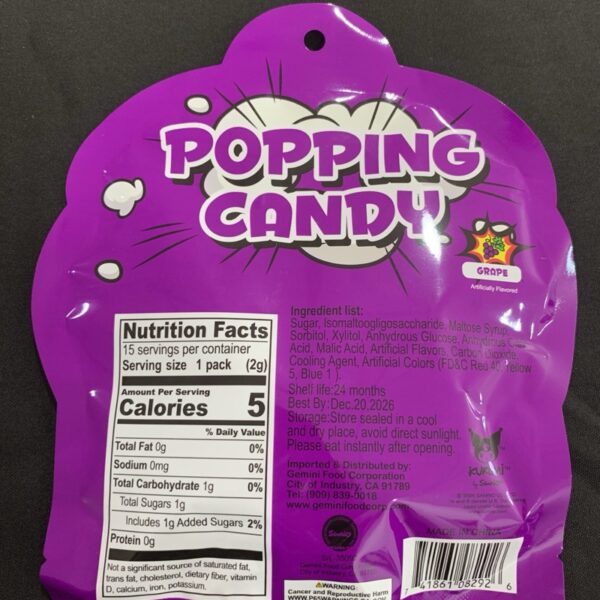 Kuromi Popping Candy Grape - Image 2