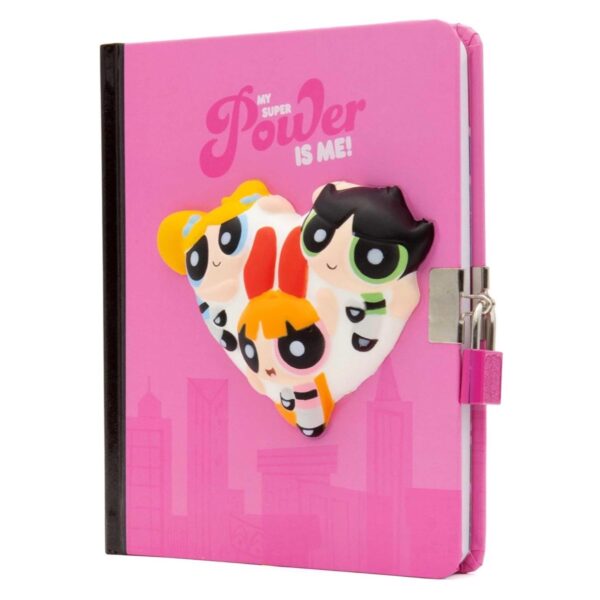 Powerpuff Girls Squishy Lock And Key Journal