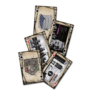 Attack On Titan Eye Catch Artwork Group Playing Cards