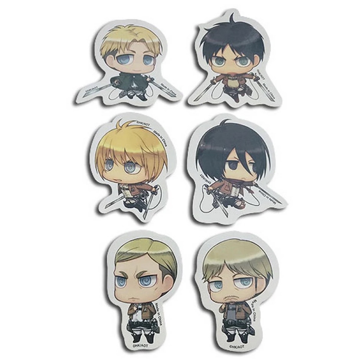 Attack On Titan S2 SD Group Die-Cut Sticker Set