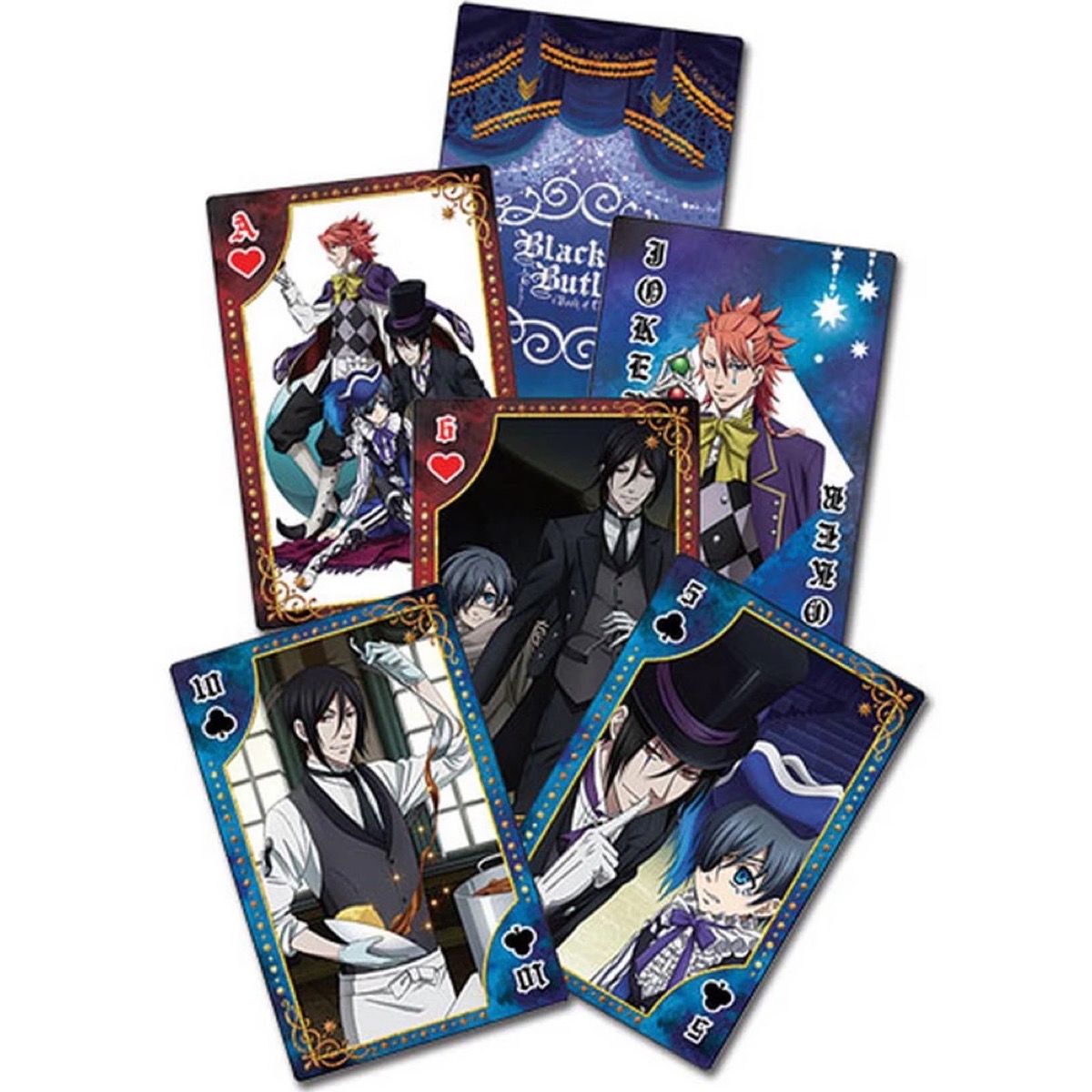 Black Butler Book Of Circus Playing Cards