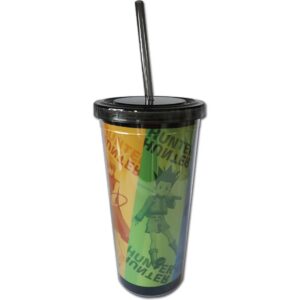 Hunter X Hunter Full Length Art Tumbler With Straw