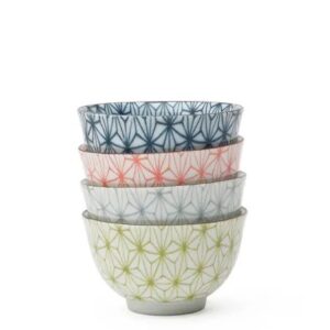 Teacup Set Asanoha