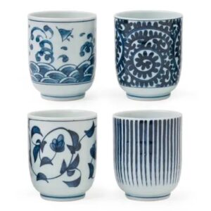 Teacup Set Blue & White