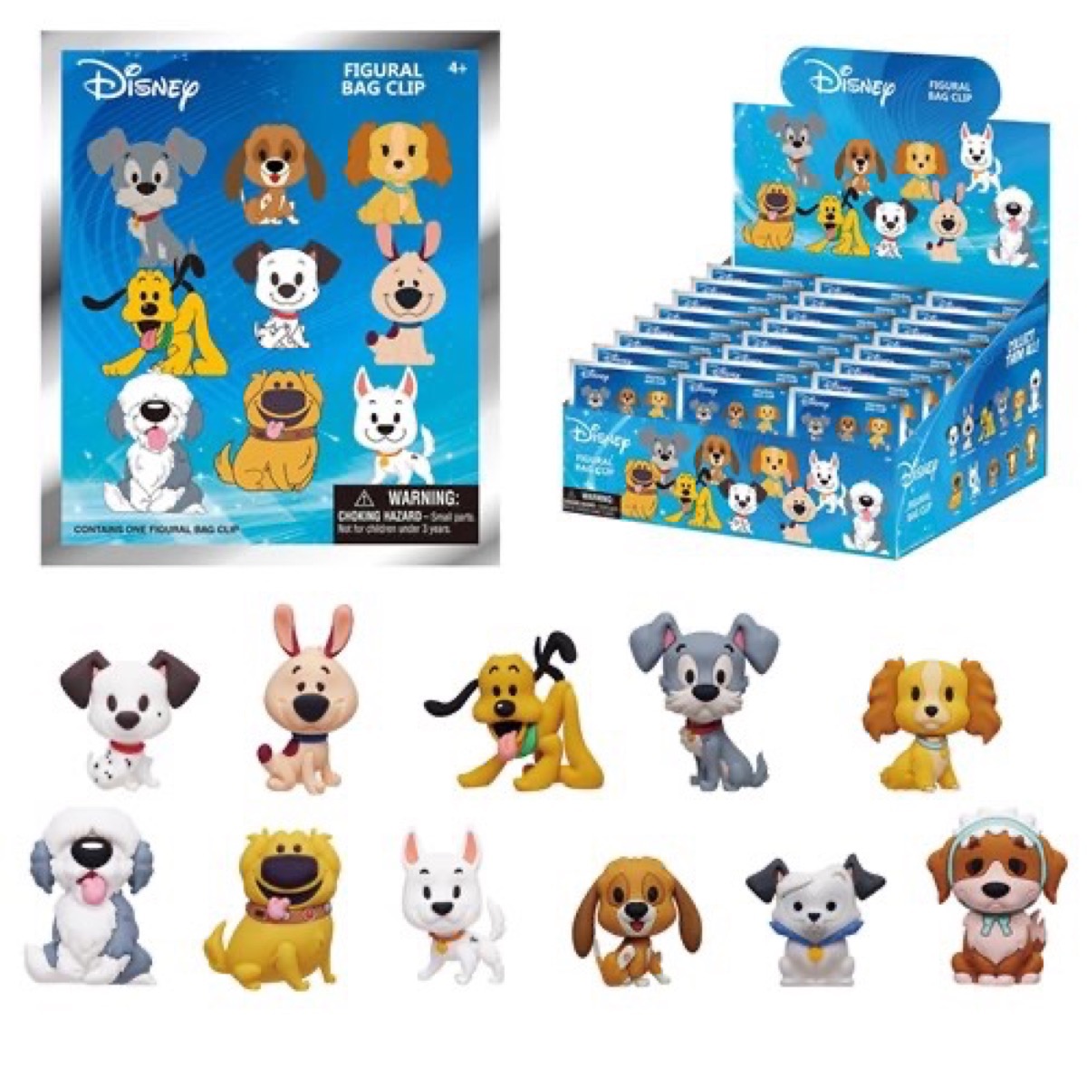 Disney Dogs Figural Bag Clip