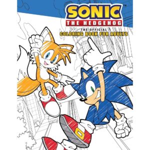 Sonic The Hedgehog The Official Coloring Book For Adults