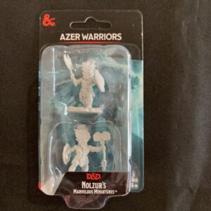 D&D Unpainted Mini Azer Warriors