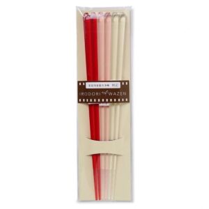 Chopstick Set Gradient Red Acrylic