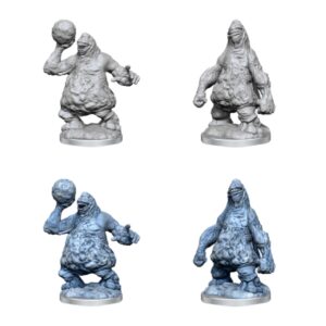 D&D Unpainted Mini Snow Golems