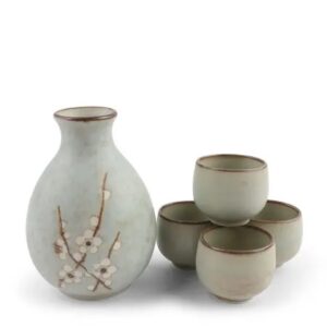Sake Set Spring Blossoms