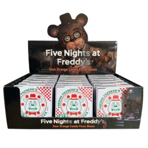 Five Nights At Freddy's Sour Orange Pizza Slices Candy Tin