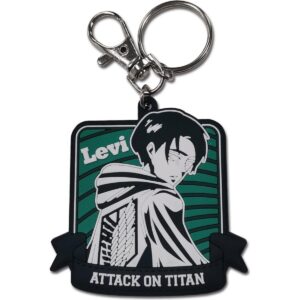 Attack On Titan Manga Levi Ackerman PVC Keychain