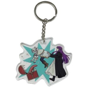 Frieren Beyond Journey's End Frieren, Fern, And Mimic Keychain