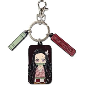Demon Slayer Nezuko Kamado Three Charm Keychain