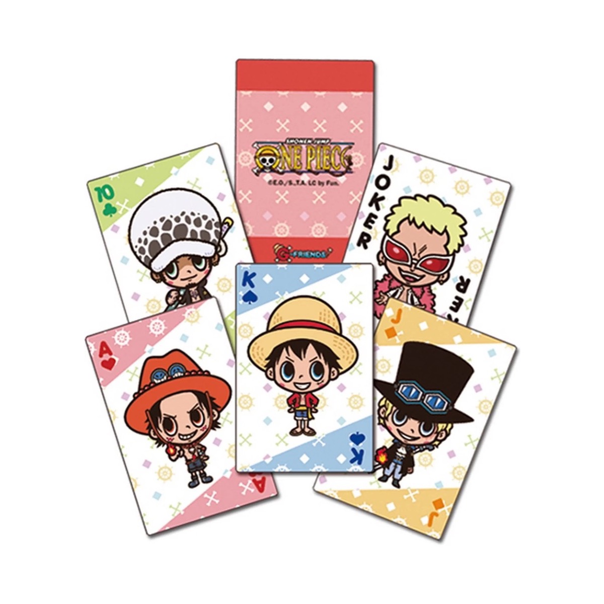 One Piece SD Chibi Group Playing Cards