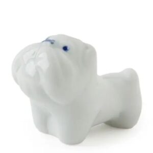 Bulldog Chopstick Rest White
