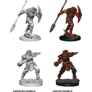 D&D Unpainted Mini Dragonborn Male Fighter V2