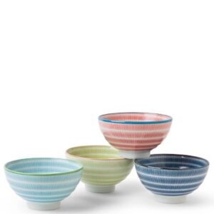 Sen Colors 4.5" Rice Bowl Set