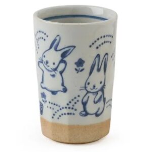 Teacup Blue Rabbits 9oz